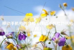 移动手机号码选号（移动手机号码选号网）